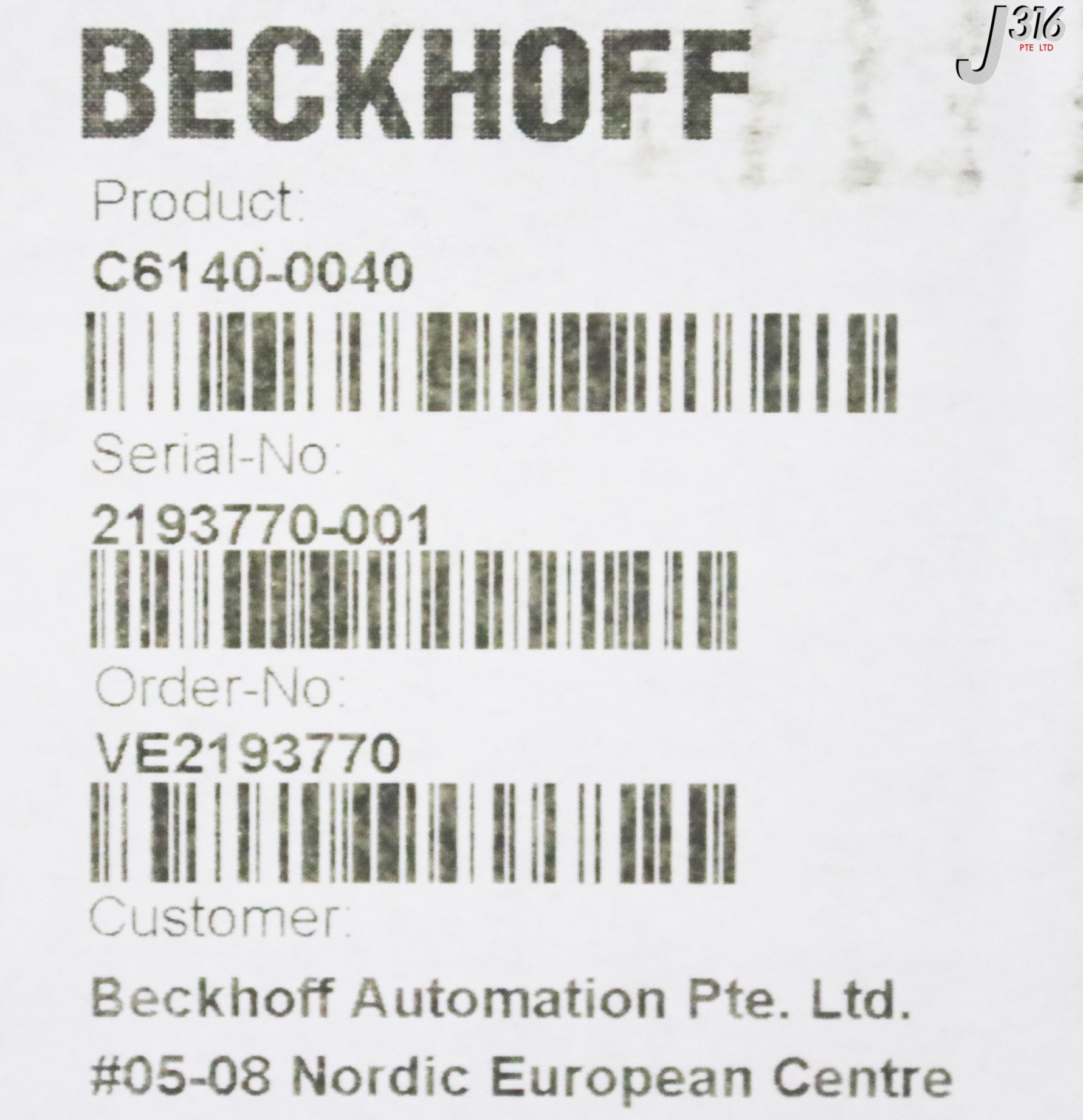 専用(*^^*) 33778 BECKHOFF CABINET CONTROL INDUSTRIAL PC (NEW) C6140-0040 | eBay